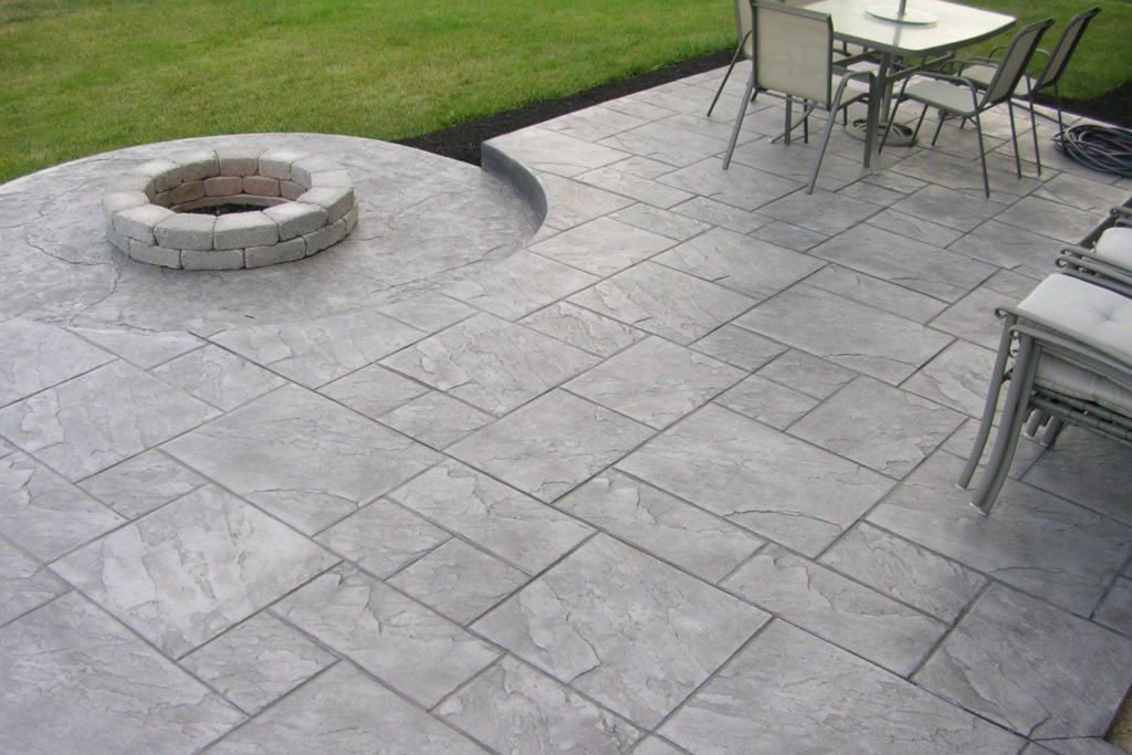 stamped concrete